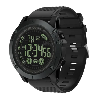 Nauji išmanieji laikrodžiai SPOVAN PR1 4.0 Vyrų sportinis skaitmeninis laikrodis 50m vandeniui atsparus žygių plaukimo praeivio išmanieji laikrodžiai