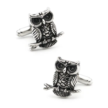 iGame New Arrival Cuff Links Vintage Owl Design Quality Brass Material Fashion Cufflinks Free Shipping