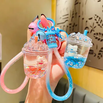 Prekės 1 Uah raktų pakabukui Mielas saldus šalikas Lokys Lengva ledo puodelio forma krepšio raktui Automobilio salono dekoravimas moterims ir mergaitėms