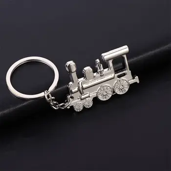 Creative Design Fob raktų pakabukas Automotive Keychain Punk Holder Train Steam Key Chains
