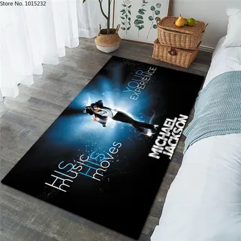 Singer Michael Jackson kilimas nuo slydimo zonos grindų kilimėlis 3D kilimas neslystantis kilimėlis valgomasis svetainė minkštas miegamasis kilimų stilius