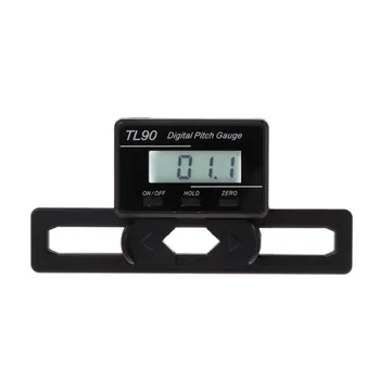 TL90 skaitmeninis žingsnio matuoklis LCD foninio apšvietimo ekrano ašmenys kampo matavimo įrankis