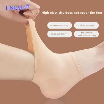 1 Pora profesionalių silikoninių drėkinamųjų gelinių kulniukų kojinių Krekingo pėdų odos priežiūros priemonės Slauga Pėdų priežiūra