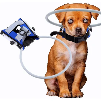 Akli šunys Naminių gyvūnėlių saugūs diržai su susidūrimo žiedo apsaugos nuo susidūrimo žiedu Halo apsauginiai naminių gyvūnėlių priedai akliems šunims šunų pagalbos nukreipimo įtaisas
