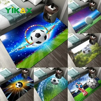 Futbolo kilimas Vaikai 3D futbolo aikštė Atspausdintas raštas Kilimėlis vaikų žaidimų grindims Kilimėlis Dekoravimas Miegamasis Svetainės kilimėliai