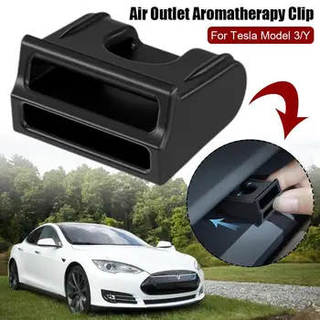 Car Air Outlet aromaterapinis spaustukas Tesla MODEL3/Y Specialus oro išleidimo angos aromaterapinis spaustuko laikiklis Konversijos galvutės salonas F2I7