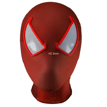 Marvel visoje visatoje Scarlet Žmogus-voras Kaukė Superherojų kaukės Helovinas Cosplay kostiumai Audinys Medžiaga Galvos apdangalai
