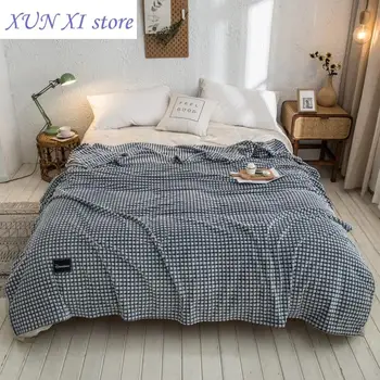 Nauja namų tekstilė Pieno vilnos antklodės užvalkalas Stora lovatiesė ant lovos Pūkuotas pledas Sofos užvalkalas suaugusiems vaikams
