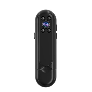 Mini Logger HD Digital 1080P plataus kampo kūno kameros judesio aptikimo momentinės nuotraukos kaupiklis Juoda plastiko 1 rinkinys