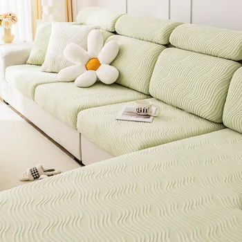 Naujas žakardo aksominis sofos užvalkalas svetainei Stretch minkštas sofos užvalkalas Aukštos kokybės 1/2/3/4 vietų modernus fotelio užvalkalas namams