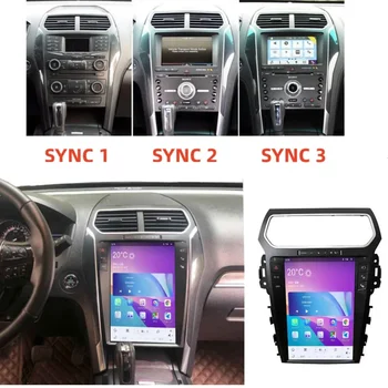 Android Car Radio Carplay for Ford Explorer 2011 2012 2013 2014 2015 2016 2017 2018 2019 Tesla Style Multimedia Player Auto GPS