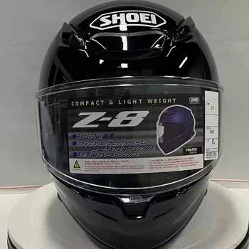 Viso veido motociklininko šalmas SHOEI Z8 RF-1400 Šalmas Važiuojantis motokrosas Lenktynės Motobike Šalmas-Ryškiai juodas Cascos Para Moto