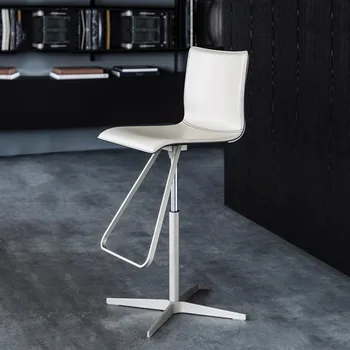 Stretch Nordic Bar kėdė Modernus atlošas Reguliuojamas minimalistinis kėlimas Paprasta atlošiama kėdė Pusryčiai Sedie biuro baldai