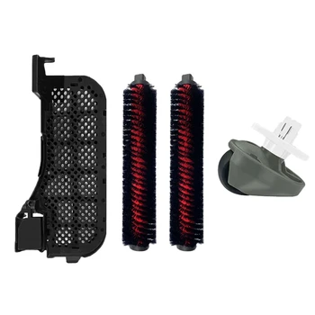 skirta Roborock S8 Pro Ultra atsarginių dalių valymo bako filtrui Didelio greičio valymas Valcavimo šepetys priekinio rato ratukas