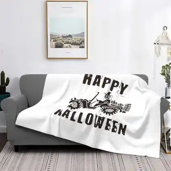 Suv Pick-Up Halloween Creepy Witch Pumpkin Heads I Gift Idea Shaggy Throw Soft Warm Blanket Sofa / Bed / Travel Love Gifts Idea
