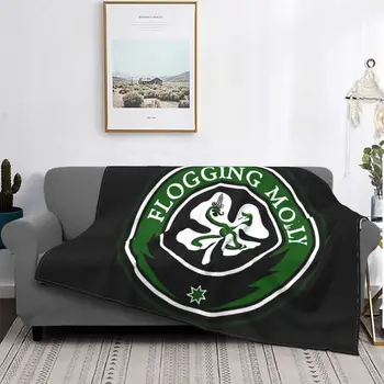 The Flogging Molly Logo Irish Celtic Father's Day Blanket Šiluma lovai Namų dekoro užvalkalas Antklodės Miego paklodės