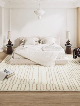 Šiaurietiško stiliaus kilimai svetainei Modernus paprastas lovos kilimas Neslidus Didelio ploto kilimėliai miegamajam Rūbinė Langų durų kilimėlis