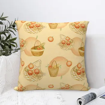 Lively Orange Series 7 pagalvių užvalkalas Vaikiškos pagalvėlės Miegamojo aksesuarų namų dekorui užvalkalas Svetainės pagalvėlės Užvalkalas Juoda