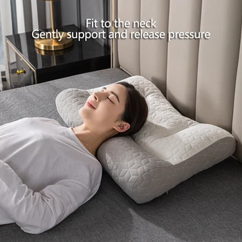 Ortopedinė pagalvė miegui Latekso pluošto pagalvės šerdis Naudoti Gimdos kaklelio apsauga Miego pagalba Buitinė patogi pagalvė