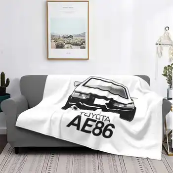 Ae86 Corolla Rear End V1 Trend Style Funny Fashion Soft Throw Blanket Ae86 Ae85 Levin Trueno Drift Initial D Takumi