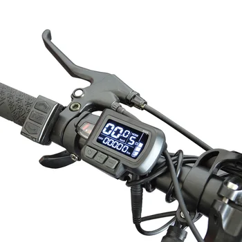 E-Bike EN06 LCD ekrano valdymo pultas 24V-48V elektriniam dviračių paspirtukui 5pin/6pin LCD ekranas + adapteris Kabelis Bicicletas