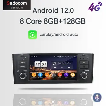 Android 12.0 8GB RAM 68GB 8core Fiat LINEA 2007-2013 automobilių DVD grotuvas GPS žemėlapis USB RDS radijas wifi 4G automobilio radijo vairo valdymas