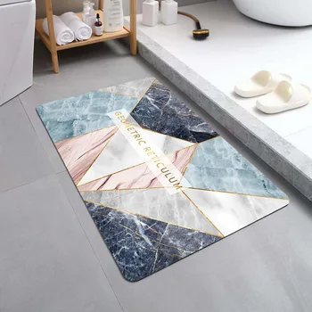 Modernaus stiliaus super sugeriantis dušo kilimėlis Neslidūs vonios kilimėliai Greitai džiūstantys įėjimo durų kilimėliai Virtuvės Nappa kilimėlis Lengva valyti
