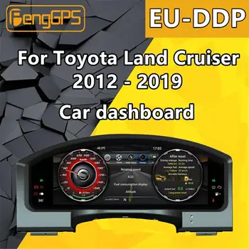 Toyota Land Cruiser 2012 2013 2014 2015 - 2019 Automobilių multimedijos grotuvas Stereo Pagrindinio įrenginio prietaisų skydelis Android GPS NAV Radijo garsas