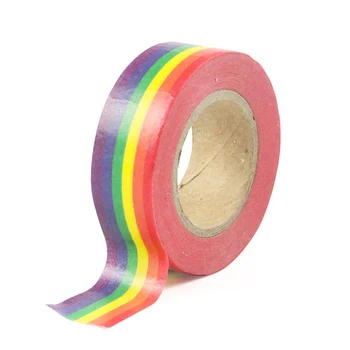 10m/Roll Rainbow Color Sticky Tape Nuotraukų albumas 