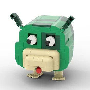 MOC žaidimas Pikmined MOSS Brickheadzs Statybiniai blokai Kūrybiškumo modelis Veiksmo veikėjas Žalias pikminuotas kaladėlės Žaislai Vaikams Dovanos