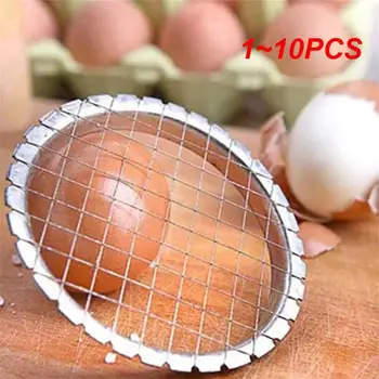 1~10PCS nerūdijančio plieno kiaušinių pjaustyklės pjaustytuvas supjaustytas kiaušinių įtaisas Tinklelis daržovėms Salotos Bulvių grybų įrankių smulkintuvas Virtuvės smulkintuvas