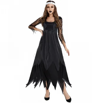 M-XXL Helovinas Vampyras Nuotakos kostiumas Moteris Velnio kostiumas Moteris Cos kostiumas Scenos šou Spektaklio drabužiai