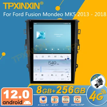 skirta Ford Fusion Mondeo Mk5 2013 - 2018 Android Car Radio Screen 2din Stereo imtuvas Autoradio Multimedia grotuvas GPS įrenginys