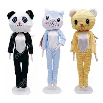 Kawaii daiktai Mieli lėlių drabužiai Vaikiški žaislai Nemokamas pristatymas Gyvūnų modelis Dolly aksesuarai 30 cm Barbei 