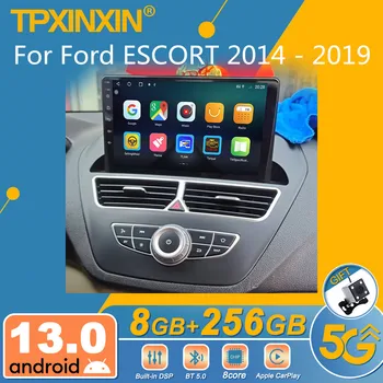 Ford ESCORT 2014 - 2019 Android Car Radio 2Din stereo imtuvas Autoradio Multimedia grotuvas GPS Navi pagrindinio bloko ekranas