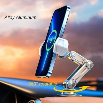 Mobilusis automobilio telefono laikiklio palaikymas Mobiliųjų telefonų stovas Lydinio aliuminio priedai, skirti Xiaomi iPhone Pro Max Samsung Huawei