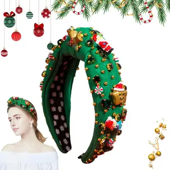 Christmas Rhinestone Hairbands For Women Cartoon Hair Accessories For Girls Hair Band Hairband Headbands
