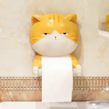 Kūrybingas ir mielas katės formos tualetinio popieriaus laikiklis Audinių laikymo stovas Stovo dekoravimas