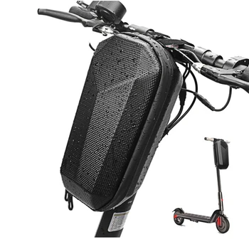 Escooter Scooter Hard Shell krepšys EVA PU medžiaga vandeniui atsparūs užtrauktukai Didelės talpos dizaino tinklinė kišenė vertybėms 230x105x105mm