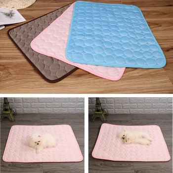 Šunų aušinimo kilimėlis Vasaros naminių gyvūnėlių lovos kilimėliai šunims Kačių antklodė Sofa Kvėpuojantis plaunamas Kvėpuojantis Šuo Cool Pad