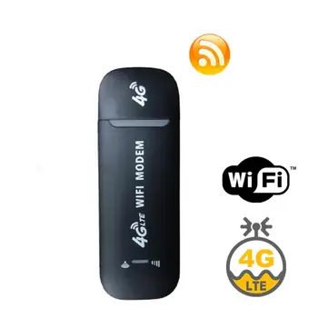 LTE Belaidis USB aparatinis saugumo raktas Mobilusis plačiajuostis ryšys 150Mbps modemo lazdelė Sim kortelė Belaidis maršrutizatorius USB 150Mbps modemo lazdelė