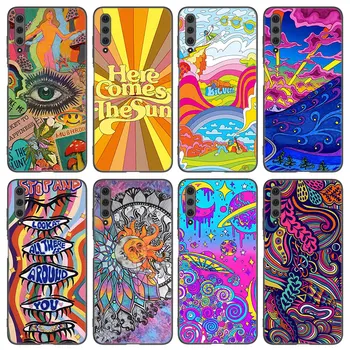 Hippy Hippie psichodelinio meno telefono dėklas, skirtas Huawei Honor 7A 8A 9X 20 Pro 10X Lite 7S 8C 8S 8X 9A 9C 10i 20E 20S 30i Cover