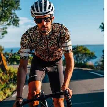 Cafe Du Cycliste Team Cycling Jersey Vyrai Dviratis Trumpomis rankovėmis marškinėliai Vasaros Mtb Road dviratis Kvėpuojantys drabužiai Ciclismo Maillot