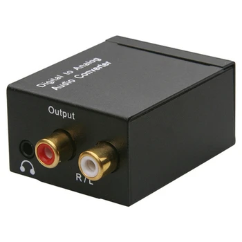 Digital Optical To Analog Audio Converter SPDIF Coaxial Toslink RCA