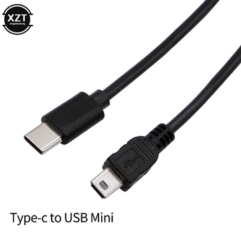 USB Type-c į Mini USB kabelis USB-C vyriškas į mini-B vyriškas keitiklio adapteris, skirtas MacBook Pro skaitmeninis fotoaparatas MP3 grotuvas HDD Type-c Ca