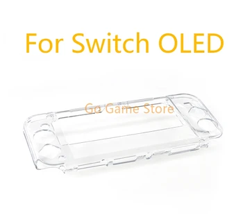 Aukštos kokybės skaidrus skaidrus krištolo korpuso korpuso korpuso apsauginis dangtelis, skirtas NS Nintendo Switch Oled