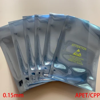 38*40cm 38x40cm 42*45cm 42x45cm diskas AL folija APET CPP atviras viršutinis permatomas dėmesys Atspausdintas ESD antistatinis maišelis