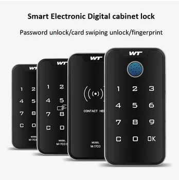 Smart Gym spintelės klaviatūra Pirštų atspaudų skaitmeninis slaptažodžio kodas Rfid kortelės užraktas