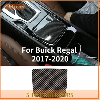 Automobilio salonas Anglies pluoštas Centrinis valdymo dėžutės skydo dangtelio dangtelio apdailos priedai Buick Regal 2017-2020 DE
