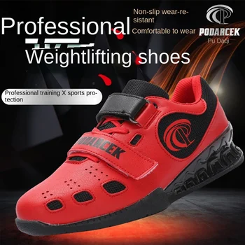 2024 Karštas išpardavimas Svorio kėlimo batai Vyrai Moterys Žalios raudonos pritūpimo batai Unisex odai Vidinis sportas Vyriški batai Prekės ženklas Svorio batai